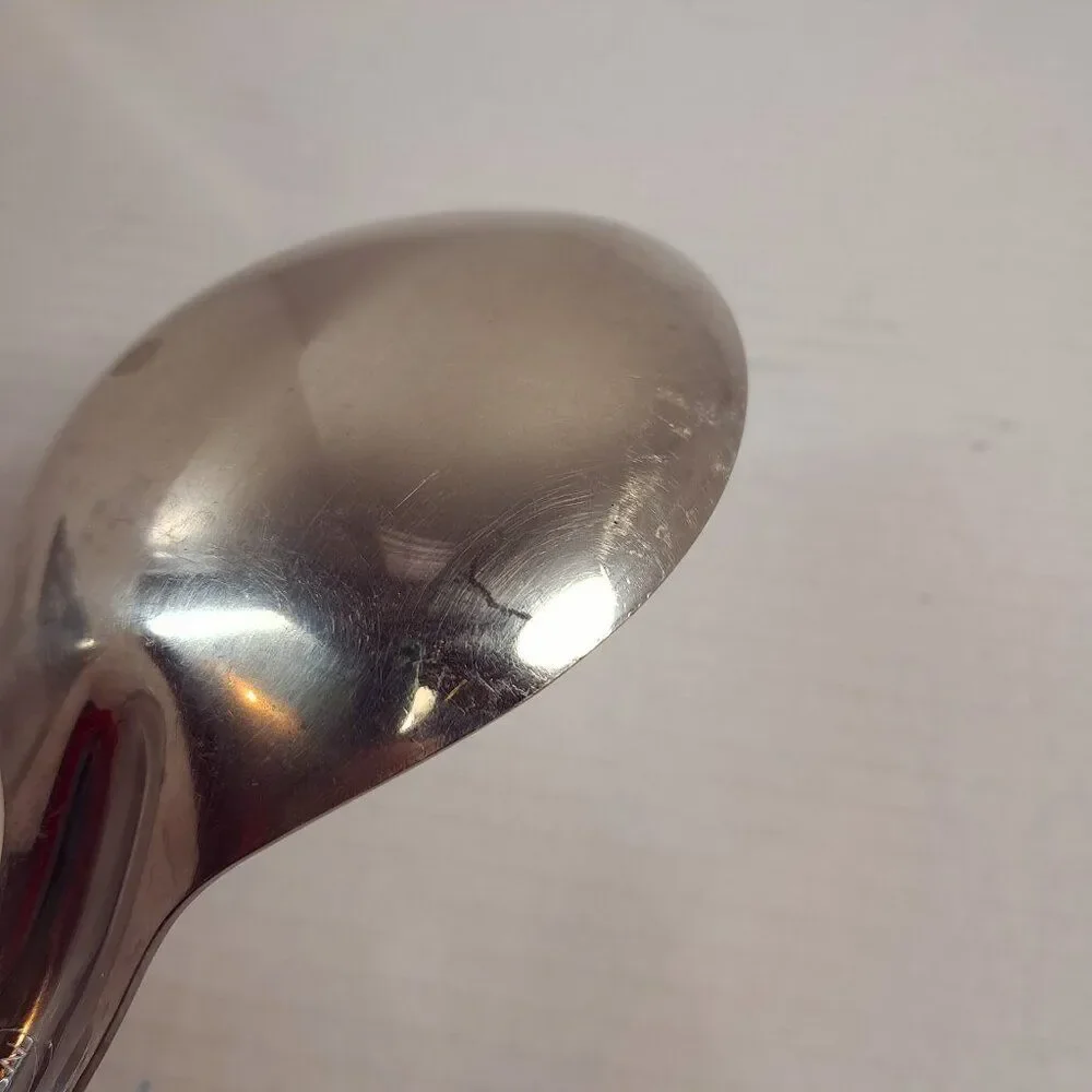 Vintage Stainless Steel spoons Gemco Polar Ware‎ Slotted Solid serving kitchen